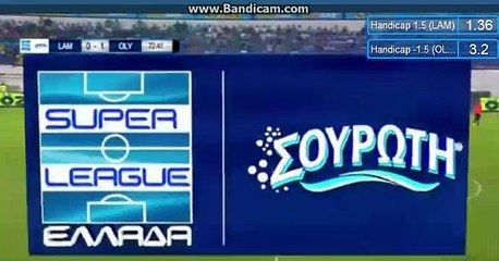 Hrvoje Milicic RED Card - Lamia 0-1 Olympiacos 26.08.2017