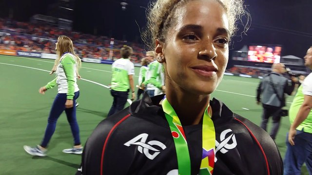 Aisling D'Hooghe après Belgique-Pays-Bas (0-3)