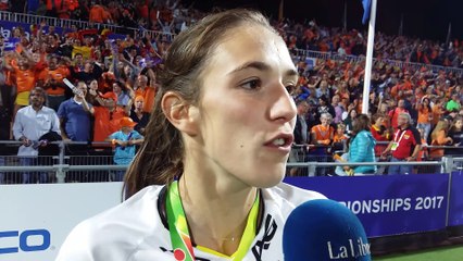 Judith Vandermeiren après Belgique-Pays-Bas (0-3)