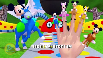 Mickey Mouse Clubhouse Finger Family | Nursery Rhymes | 3D Animation In HD From Binggo Cha