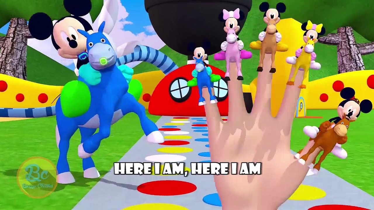Mickey Mouse Clubhouse Finger Family | Nursery Rhymes | 3D Animation In HD From Binggo Cha