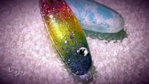 レジン マニキュアを使って 虹のつくり方 Resin How to rainbow with nail polish
