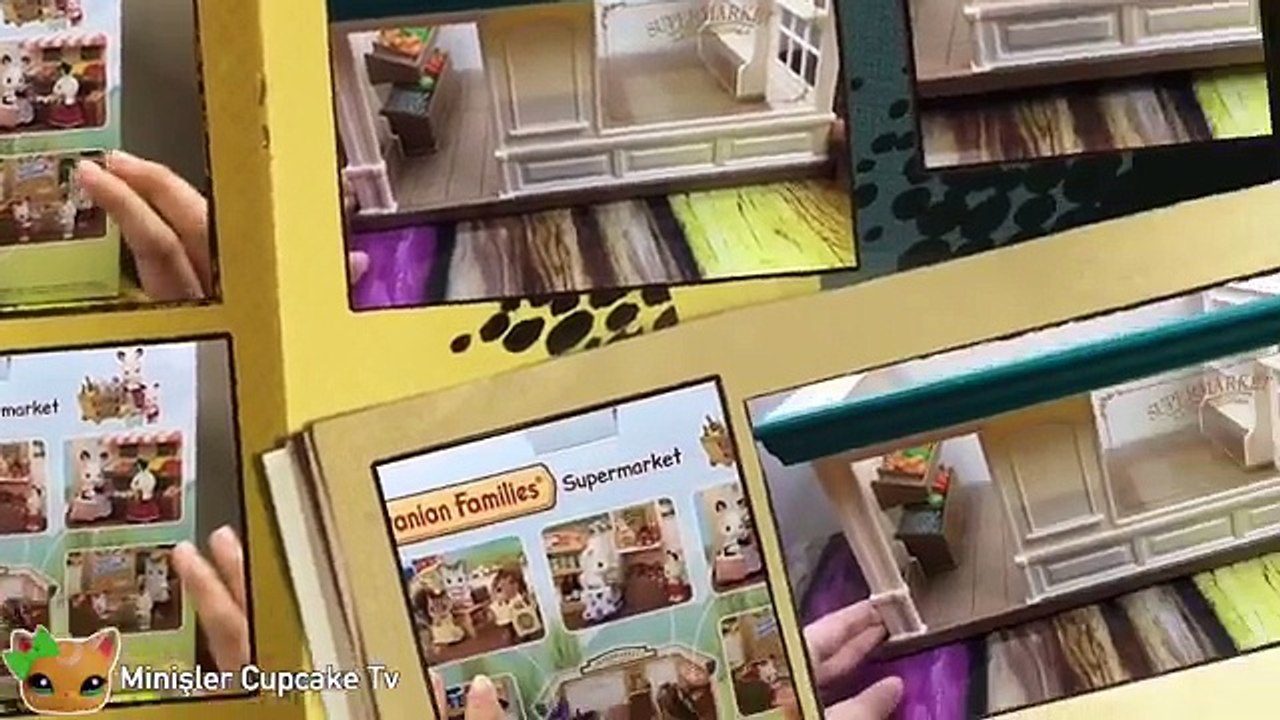 SYLVANİAN FAMİLİES MARKET SETİ AÇILIMI - MİNİŞLER CUPCAKE TV
