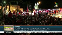 Recife: organizaciones sociales muestran apoyo a Lula