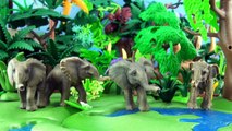 Animales animación bebé elefante para Niños movimiento canción canciones parada playmobil arrastrándose