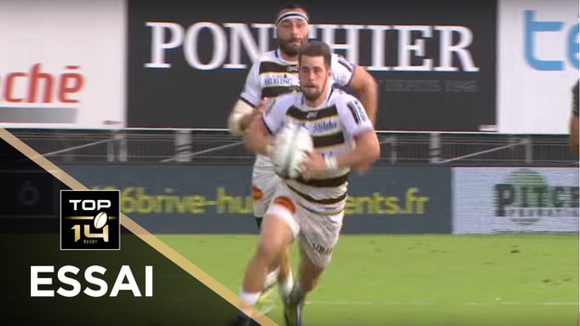TOP 14 - Essai Arthur RETIERE 2 (SR) - Brive - La Rochelle - J1 - Saison 2017/2018