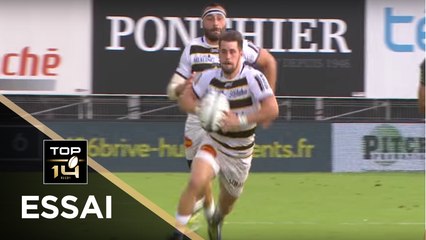 TOP 14 - Essai Arthur RETIERE 2 (SR) - Brive - La Rochelle - J1 - Saison 2017/2018