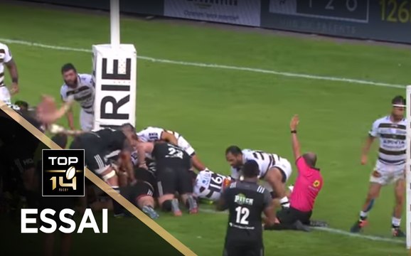 TOP 14 - Essai Karlen ASIESHVILI (CAB) - Brive - La Rochelle - J1 - Saison 2017/2018