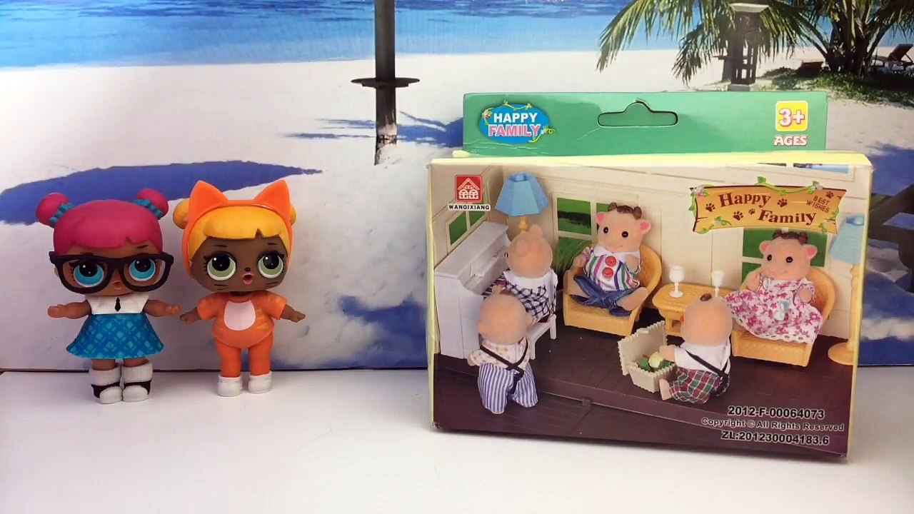 Oyuncak Açılımı - Happy Family Oyuncak Seti || Minişler Cupcake TV || Türkçe Oyuncak Açılımı Videos