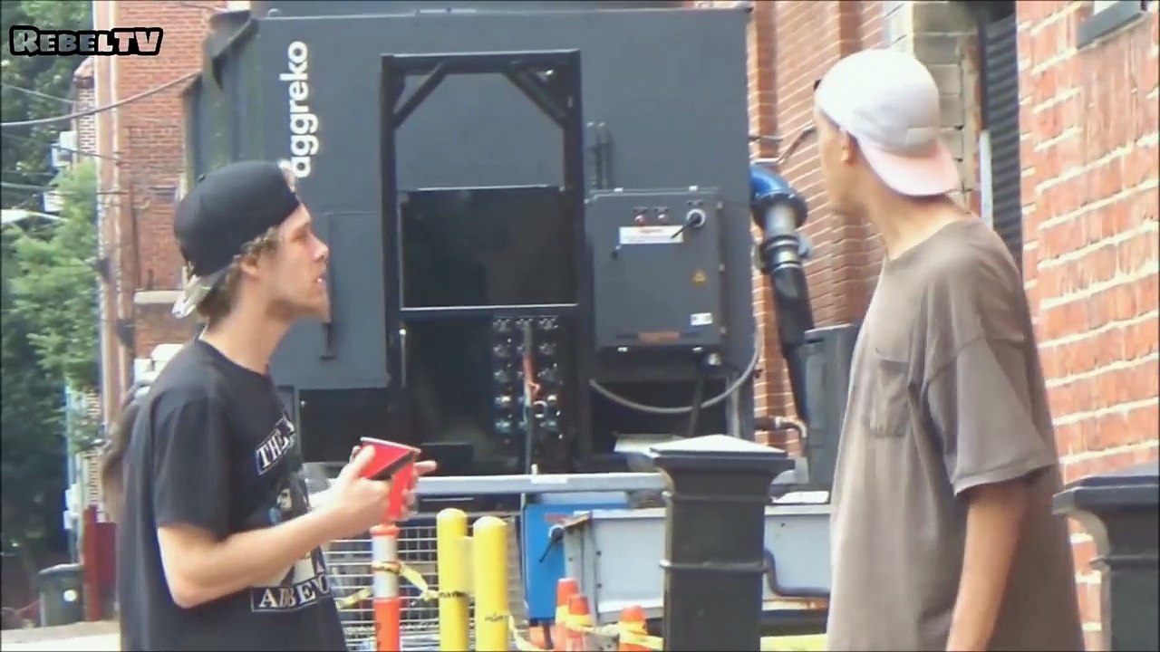 Throwing Water in Peoples Faces Prank - RebelTV