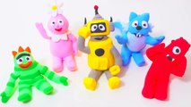 Creaciones fácil Figura amigos cumplir con jugar juguete se Gabba gabba doh