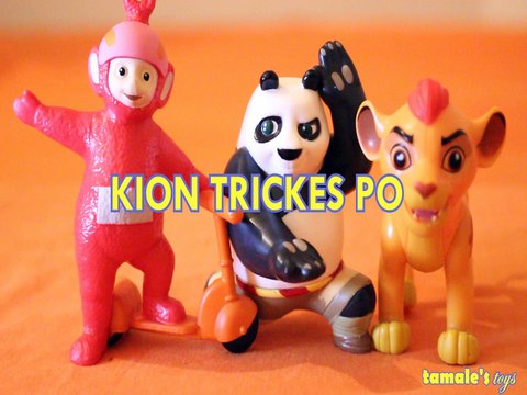 KION TRICKES PO KUNG FU PANDA 3 THE LION GUARD PO TELETUBBIES BBC Toys BABY Videos, DISNEY JUNIOR , DREAMWORKS