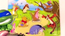 DISNEY Winnie the Pooh Learn Shapes and Color Sound Puzzle Wooden Toys for Kids ABC Surpri