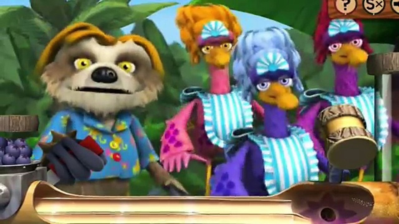 Golpear abajo para juego poco suelto encantador película vídeo ♡ zingzillas dj splat musical childre