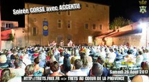 Concert Corse à Trets avec ACCENTU : 26aout2017