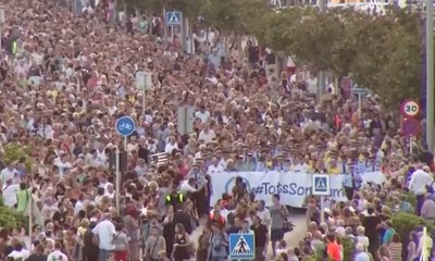 Warga Gelar Aksi Solidaritas Korban Teror ISIS di Barcelona