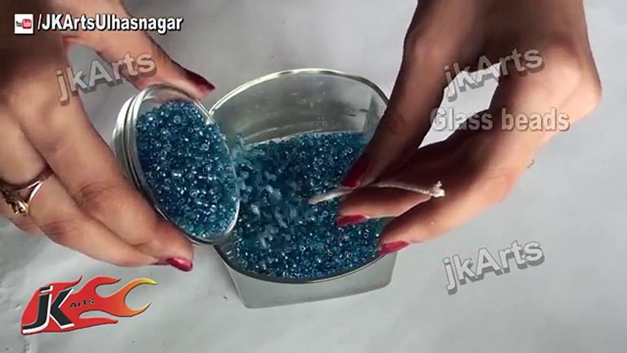 DIY How to make Layered Gel Candle | JK Arts 488