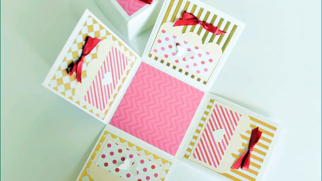 Anniversaire boîte de par par bricolage cadeau Comment faire faire étape à Il la surprise |