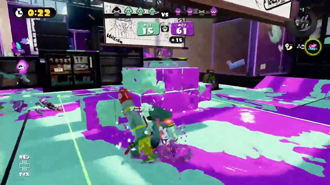敵にチーター現れたのかと思ったら味方だったwwww【スプラトゥーン】【チート】