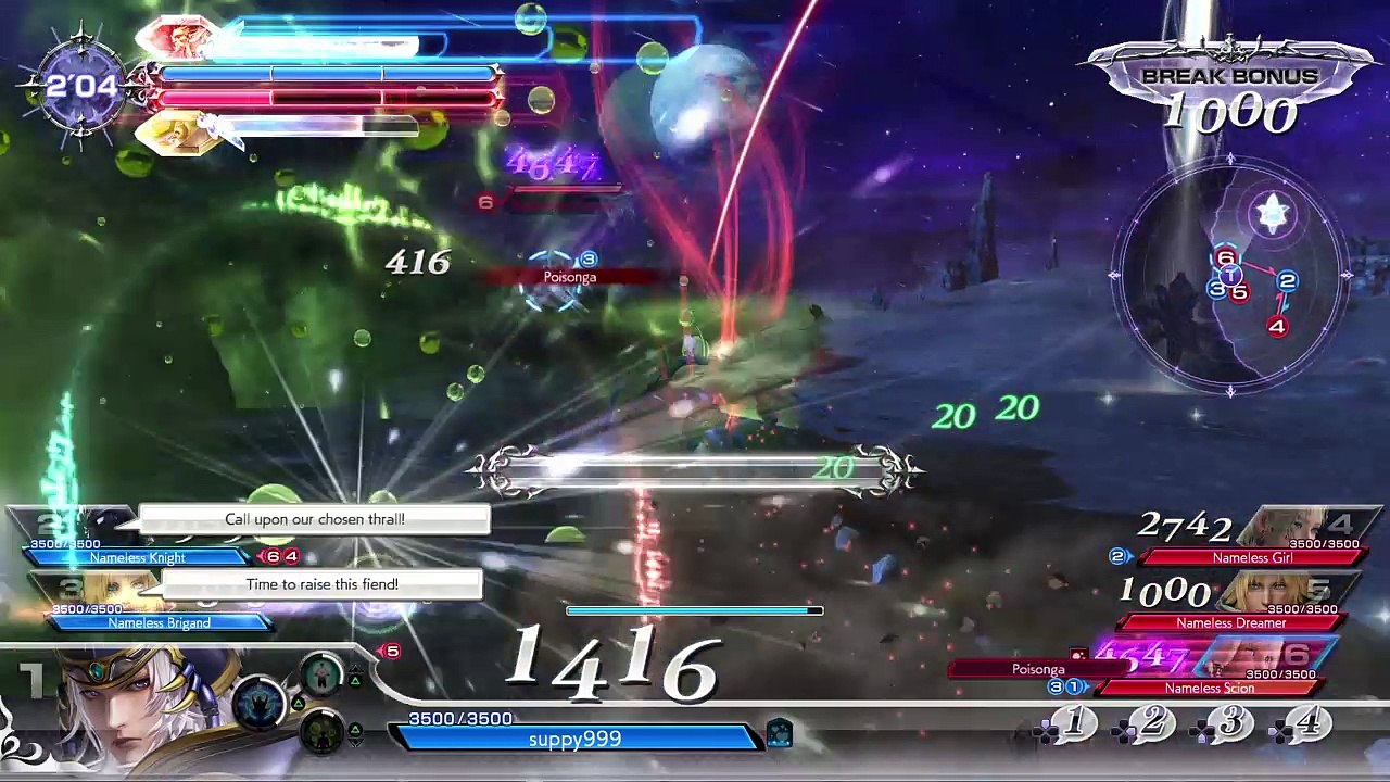 DISSIDIA FINAL FANTASY NT Closed Beta: WoL + Firion