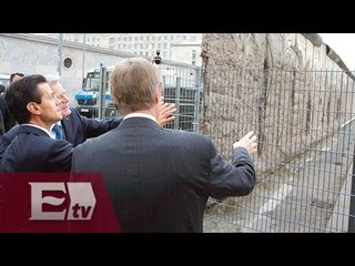 Peña Nieto visita una sección del muro de Berlín / Atalo Mata