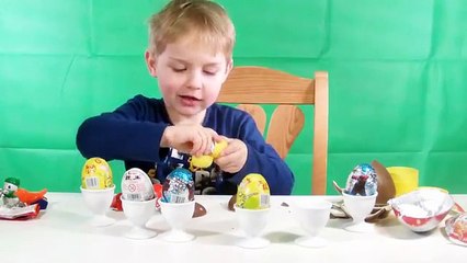 Et des œufs homme Araign? e déballant 6 kinder surprise 1 maxi surprise phineas ferb hd