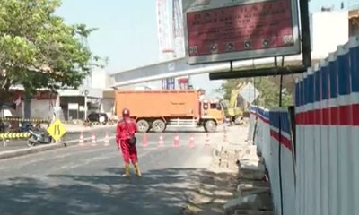 Ada Proyek Kereta Bandara, Jalan Daan Mogot Km 23 Ditutup