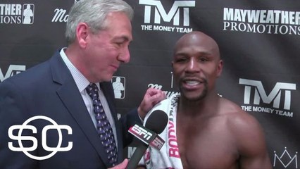 Floyd Mayweather's post-fight interview after defeating Conor McGregor
