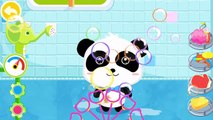 Cute Baby Animal Bath Time | Baby Play And Learn About Hygiene Routines | Baby Care Games