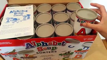 Alphabet Soup Sorters Learning Resources- Teach Letters and Phonics Game Dora the Explorer