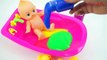 Colors for Kids to Learn Bad Baby doll Bath Time Slime / Learning video For Kids Children