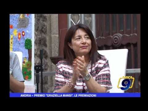 Andria Premio Graziella Mansi, le premiazioni