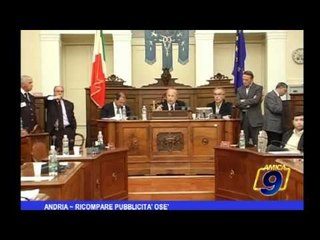 Andria | Ricompare pubblicità osè