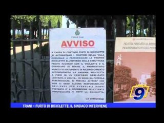 Trani | Furto di biciclette, il sindaco interviene