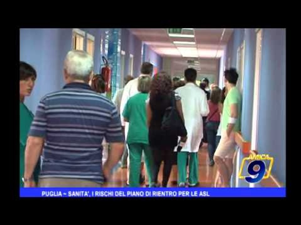 Puglia | Sanità, i rischi del piano di rientro per le ASL