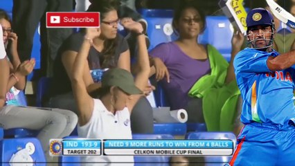16 Runs to win from 6 BALLS with 1 Wicket left - Dhoni on Strike - LASTOVER thriller•SriLanka vs IND - YouTube