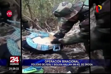 Policía peruana y boliviana se unieron en operativo binacional antidrogas