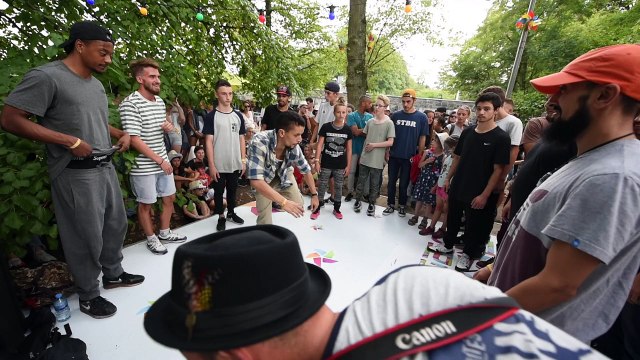 Démonstration de Hip Hop aux solidarités de Namur