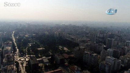 Sorumsuz çiftçiler Adana'yı dumana boğdu