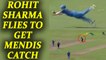India vs Sri Lanka 3rd ODI : Rohit Sharma takes an outstanding catch to get Mendis | Oneindia News