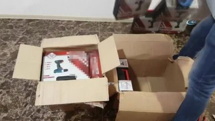 Matkap Kutusunda Uyuşturucu Hap Sevkiyatına Operasyon Kamerada