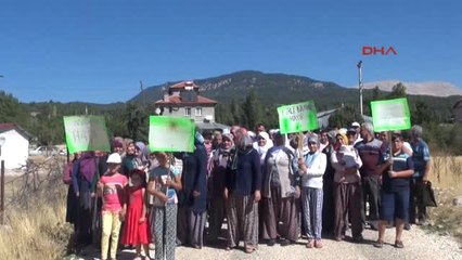 Antalya Kaş'ta 'Boksit' Ocağı Protestosu