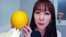 [ASMR] 아삭아삭 노란멜론 잇팅사운드/ Yellow melon eating sounds