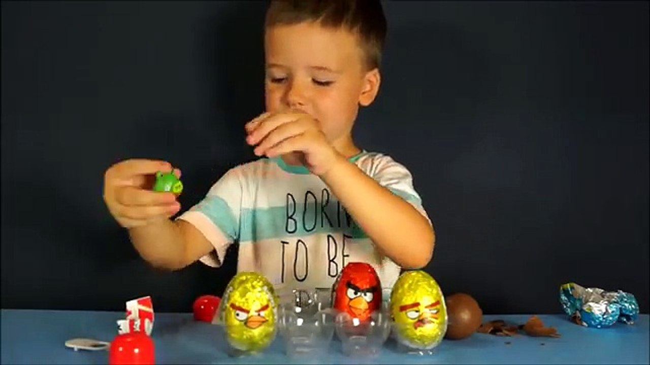 Сердитый птицы Яйца звезда звезда сюрприз 24 войны, как Kinder Surprise от konfitreyd