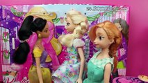 Avènement et anniversaire calendrier Tous les jours gelé dans mois cadeaux avec Barbie surprise elsa anna