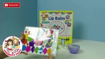 Lip Gloss Makeup Maker ❤ DIY Make Your Own Lip Balm Cosmetics & Stickers Girls Toy Review