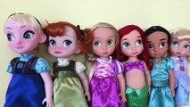 Acortar muñecas Vestido congelado Niños magia bolsillo princesa tintineo juguetes hasta Elsa disney polly disneyca