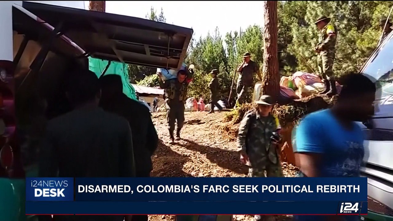 i24NEWS DESK | Disarmed, Colombia's  FARC seek political rebirth | Sunday, August 27th 2017