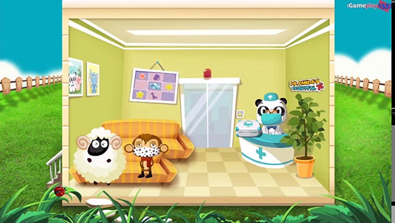 Доктор панды Больница игра приложение для Дети андроид зажигать Пожар окна