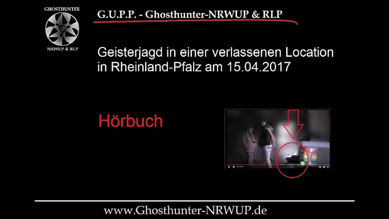 Geisterjagd im Lost Place in Rheinland-Pfalz - Hörbuch S01E09